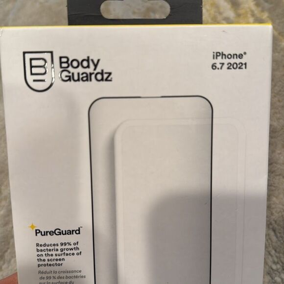 Apple iPhone 13 Pro Max 6.7" BodyGuardz tempered Glass Pure Screen Protector - Picture 2 of 7